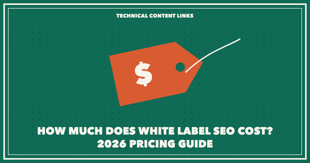 White label SEO pricing guide 2026